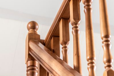 Wood Banister Installation