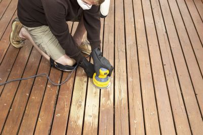 Deck Stripping Removes Discoloration or Peeling of the Deck!