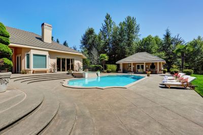 Inground Tile Deck Installation