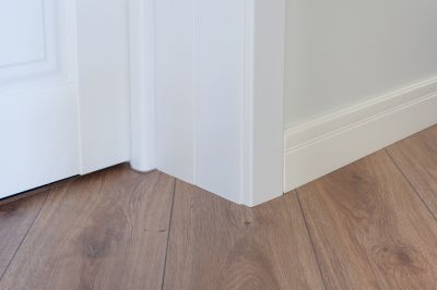 Repair Gaps or Imperfections in the Floor Molding!