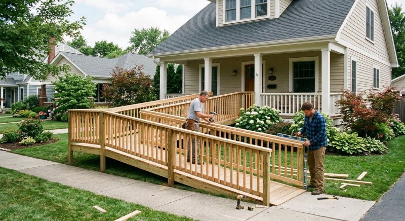 Handicap Ramp Installation in Conroe, TX