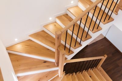 Wood Steps Installation
