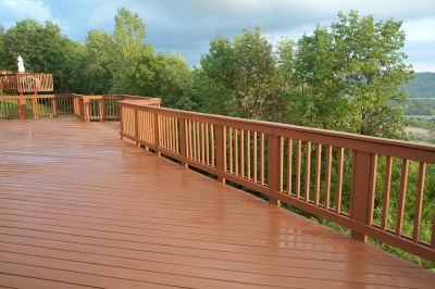 Deck Railing Resurfacing